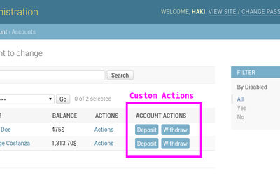 How to Add Custom Action Buttons to Django Admin（添加自定义按钮）