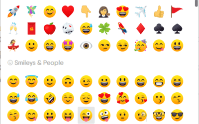 丰富的 emoji 表情添加到代码中