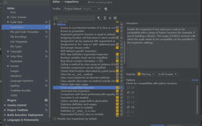 pycharm  python 语法检查设置路径