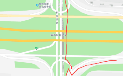 去深圳湾公园的几条路线及关键的天桥、立交、桥洞