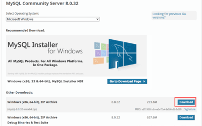 windows 安装 mysql 8.0+