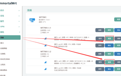 immortalwrt 设置无线网密码